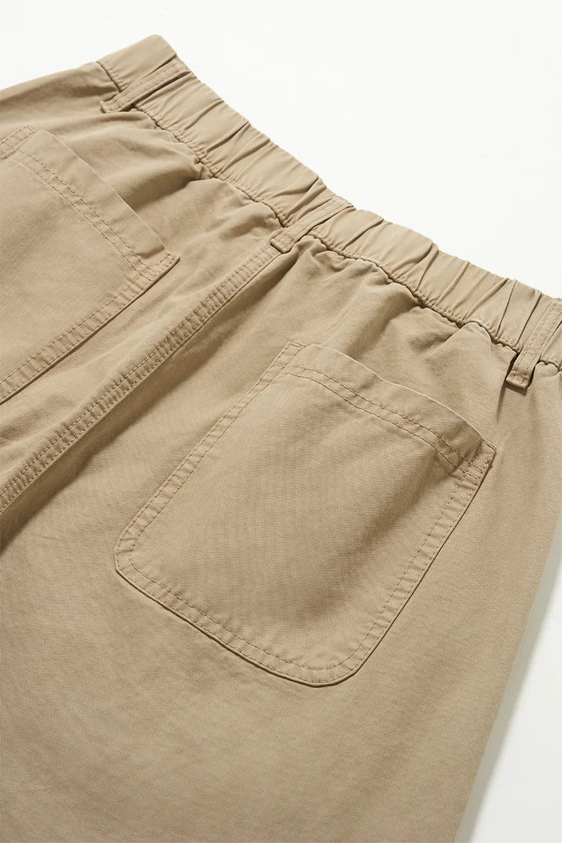 Vintage Deconstructed Curved Cargo Pants