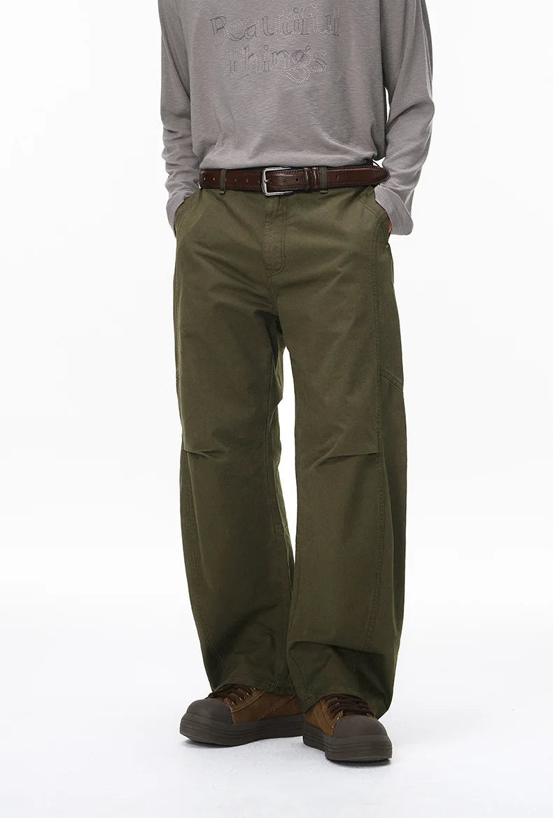 Vintage Deconstructed Curved Cargo Pants