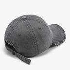 Vintage Plaid Pattern Letter Embroidery Baseball Cap
