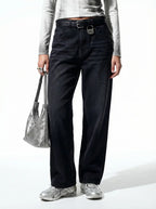 Kestrl Vintage Straight-Leg Denim Jeans
