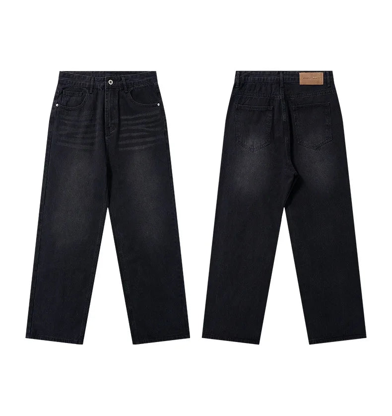 Kestrl Vintage Straight-Leg Denim Jeans