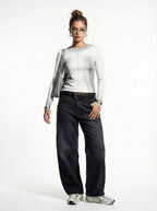 Kestrl Vintage Straight-Leg Denim Jeans