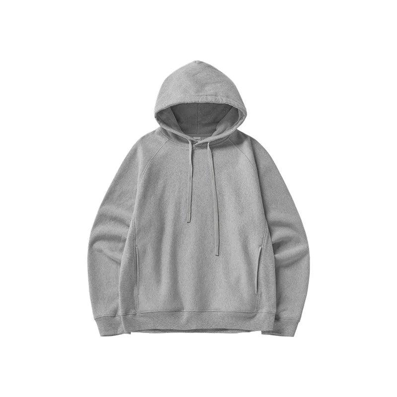 Sweat à capuche unisexe texturé vintage