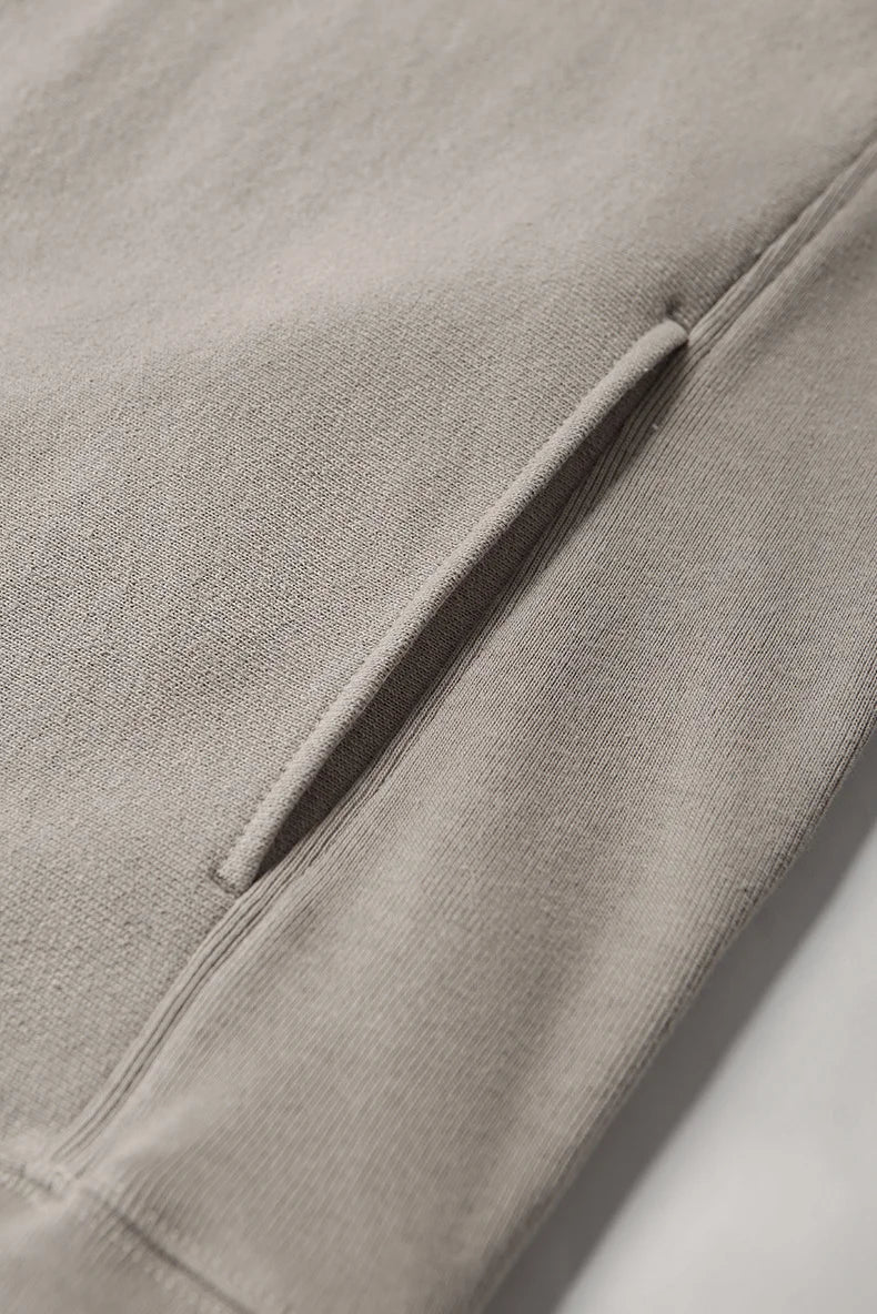 Sweat à capuche unisexe texturé vintage
