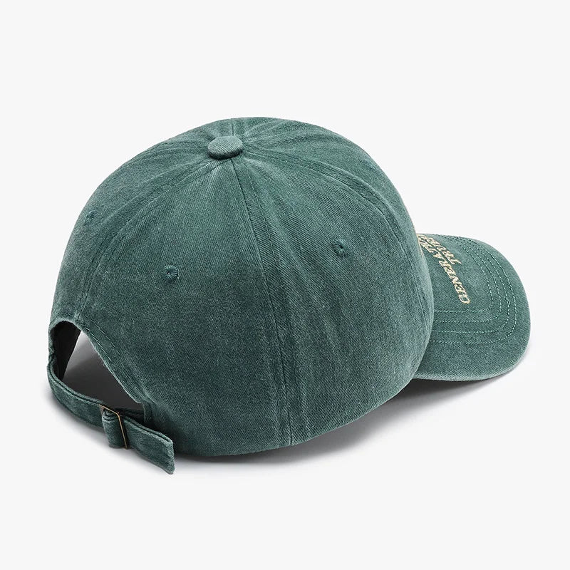 Casquette de baseball brodée de style urbain vieilli