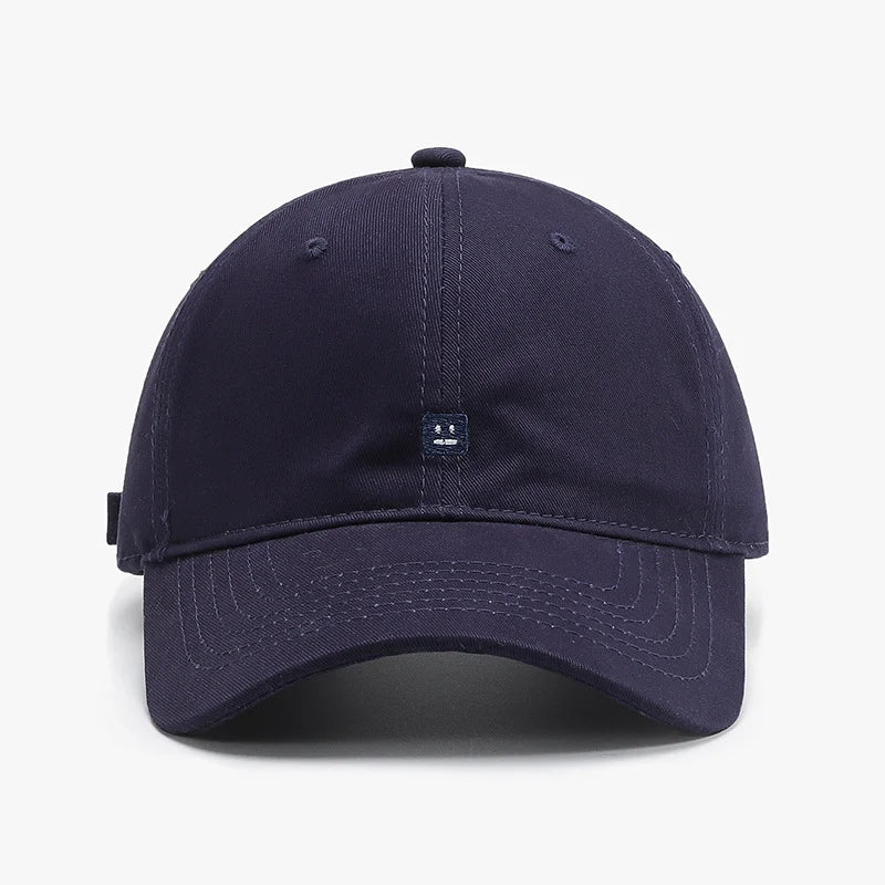 Casquette brodée "Emoji" à couronne souple délavée