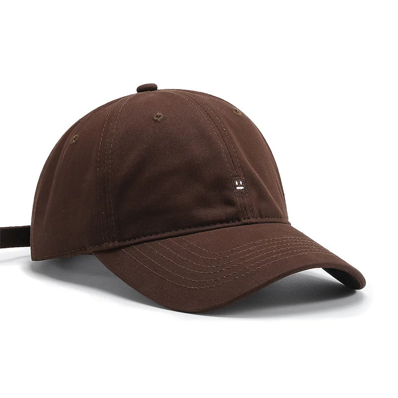 Casquette brodée "Emoji" à couronne souple délavée