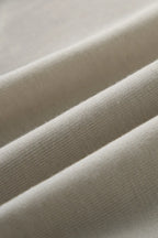 T-shirt rafraîchissant de luxe en Tencel pour femme — Détail froncé amincissant