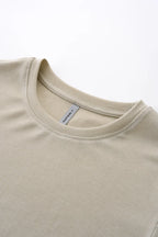 T-shirt rafraîchissant de luxe en Tencel pour femme — Détail froncé amincissant